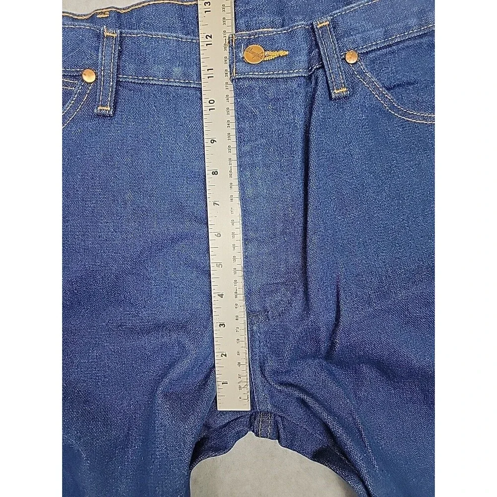 Wrangler Jeans Mens 36x30 Cowboy Cut Straight Blue Cotton‎ High Rise Rodeo NEW